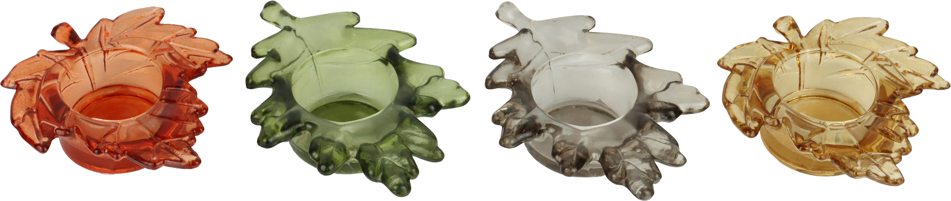 1037 CANDLEHOLDER LEAVELIGHT  S/4