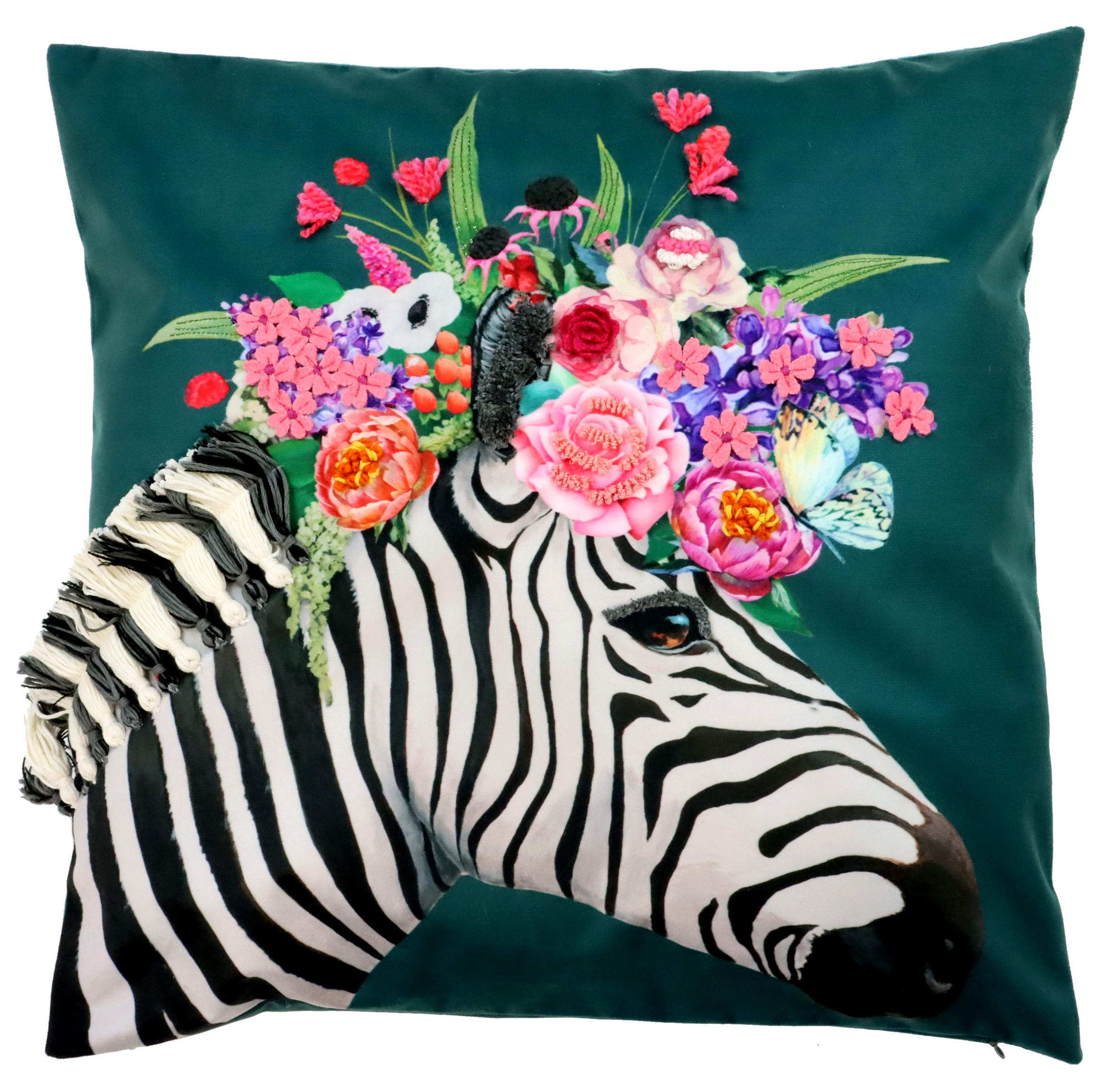1043 KISSENHÜLLE ZEBRA 45X45