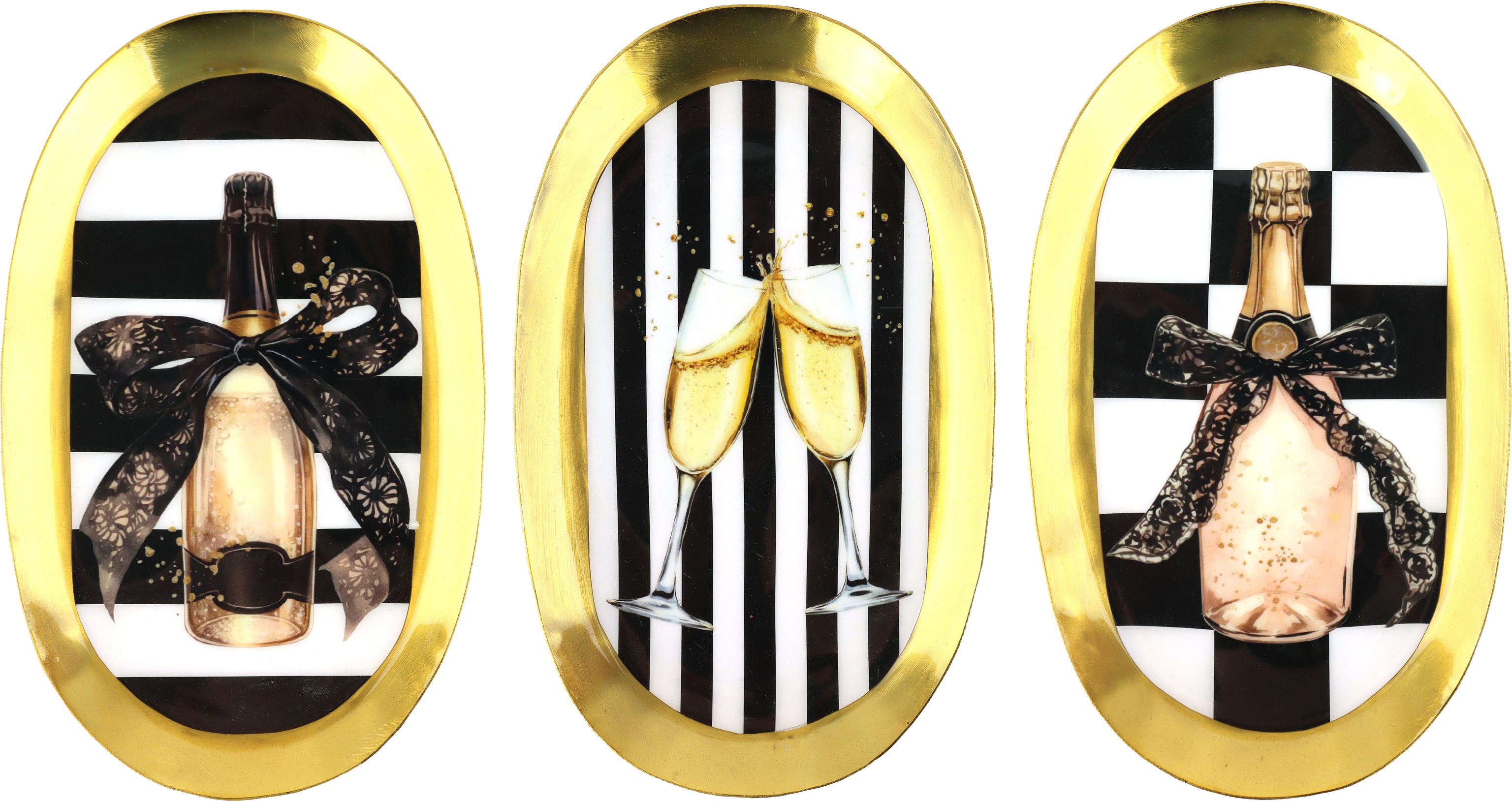 1360 BANDEJAS CHEERS & CO  S/3