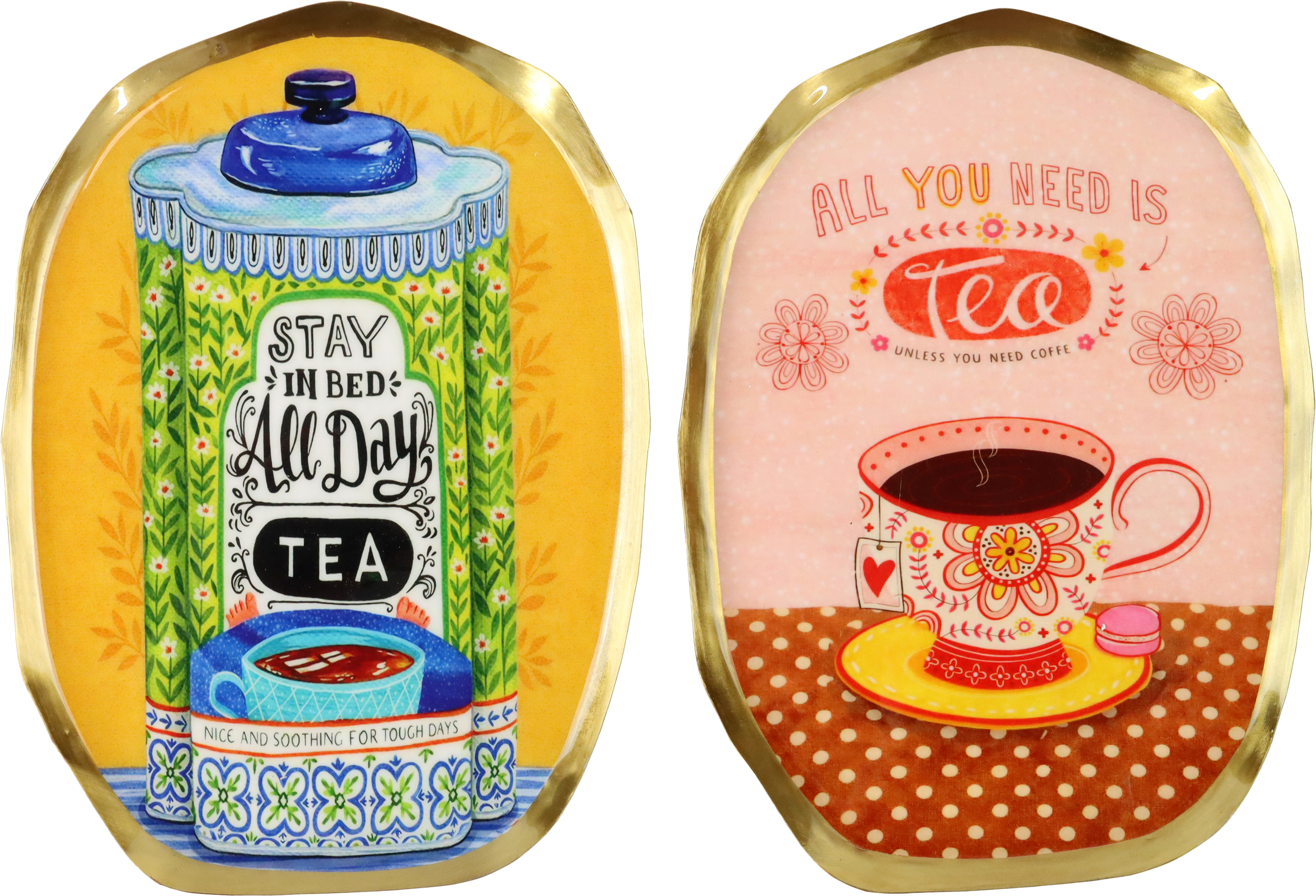 1531 BANDEJAS TEA TIME  S/2