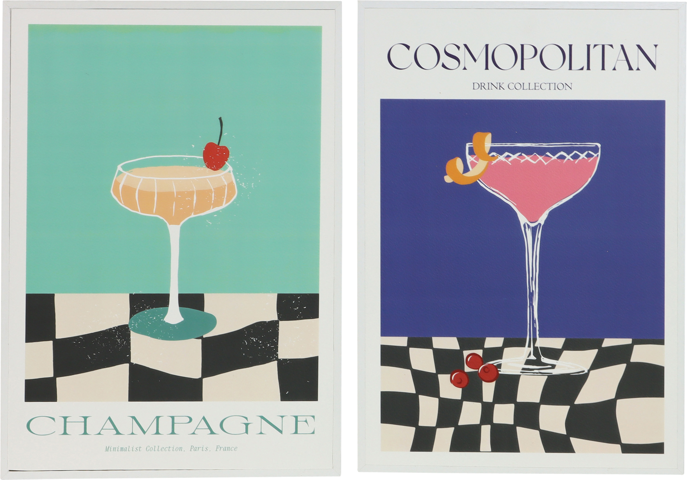 1642 CUADROS HAPPY HOUR  S/2