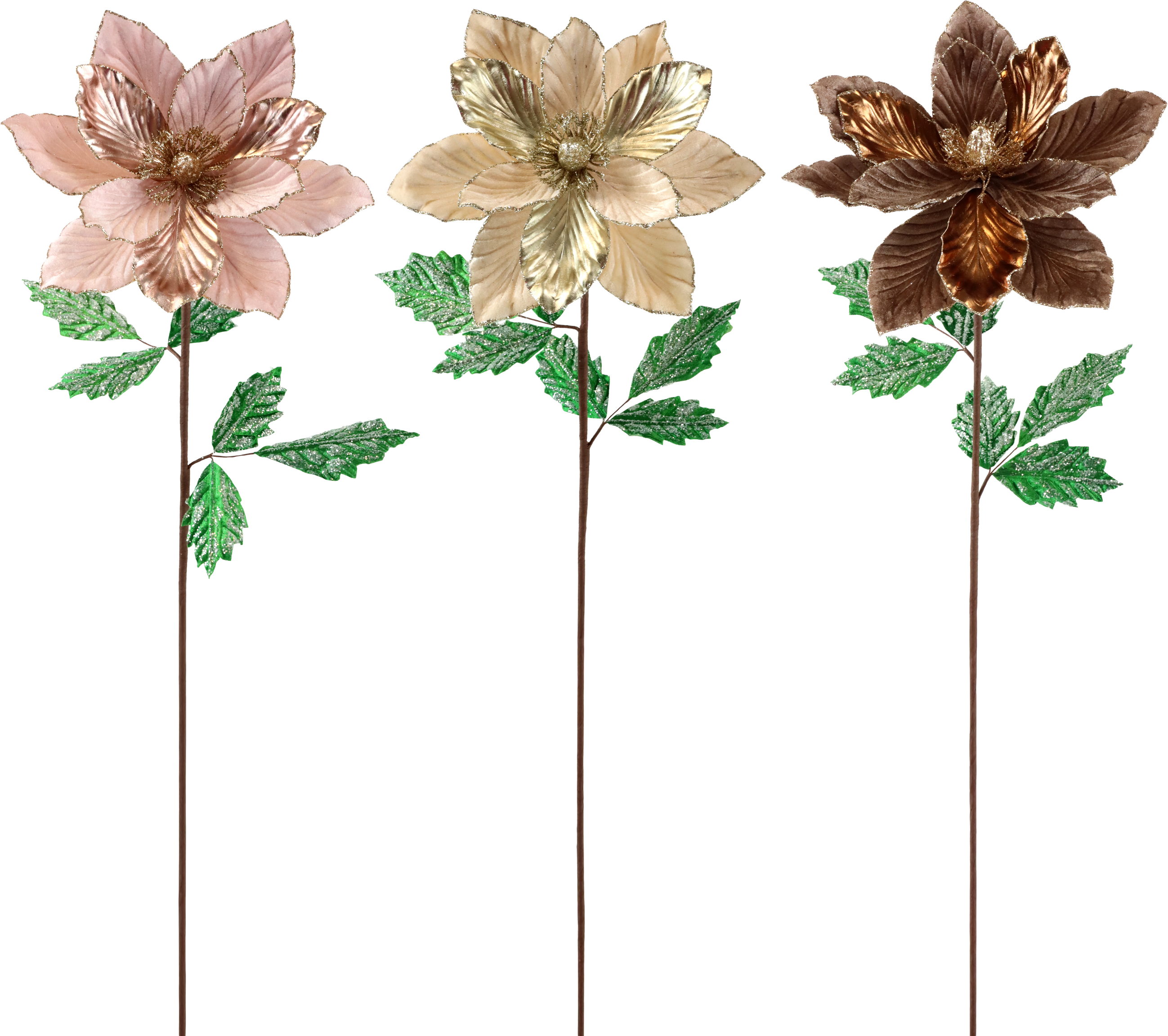 1869 FLOWERTRIO STELLA DI NATALE  S/3