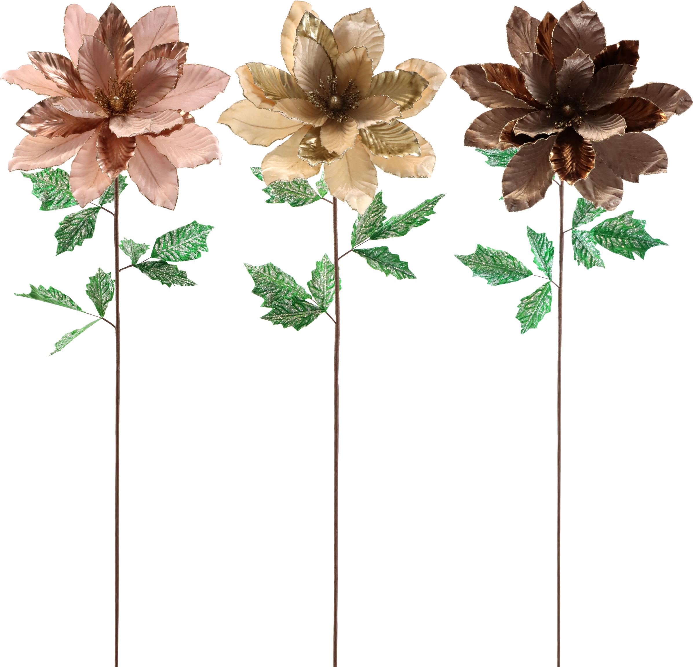 1876 FLOWERTRIO STELLA DI NATALE  S/3
