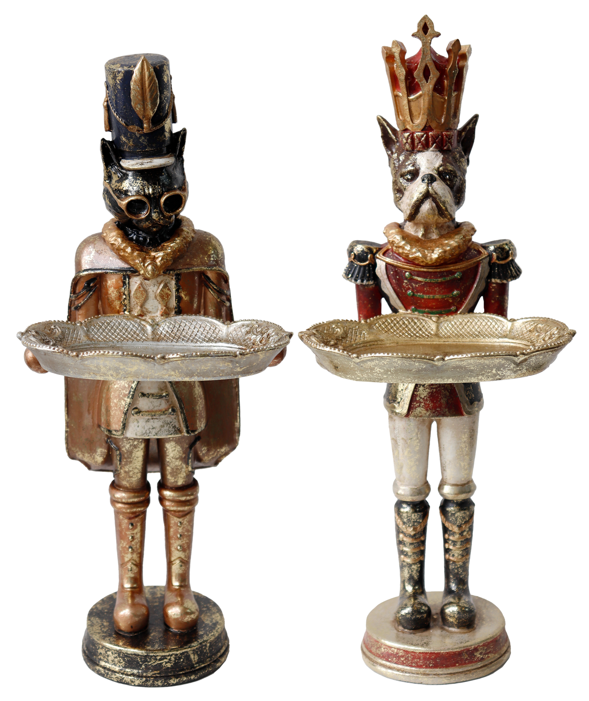 1880 FIGURAS BUTLER DOG&CAT  S/2