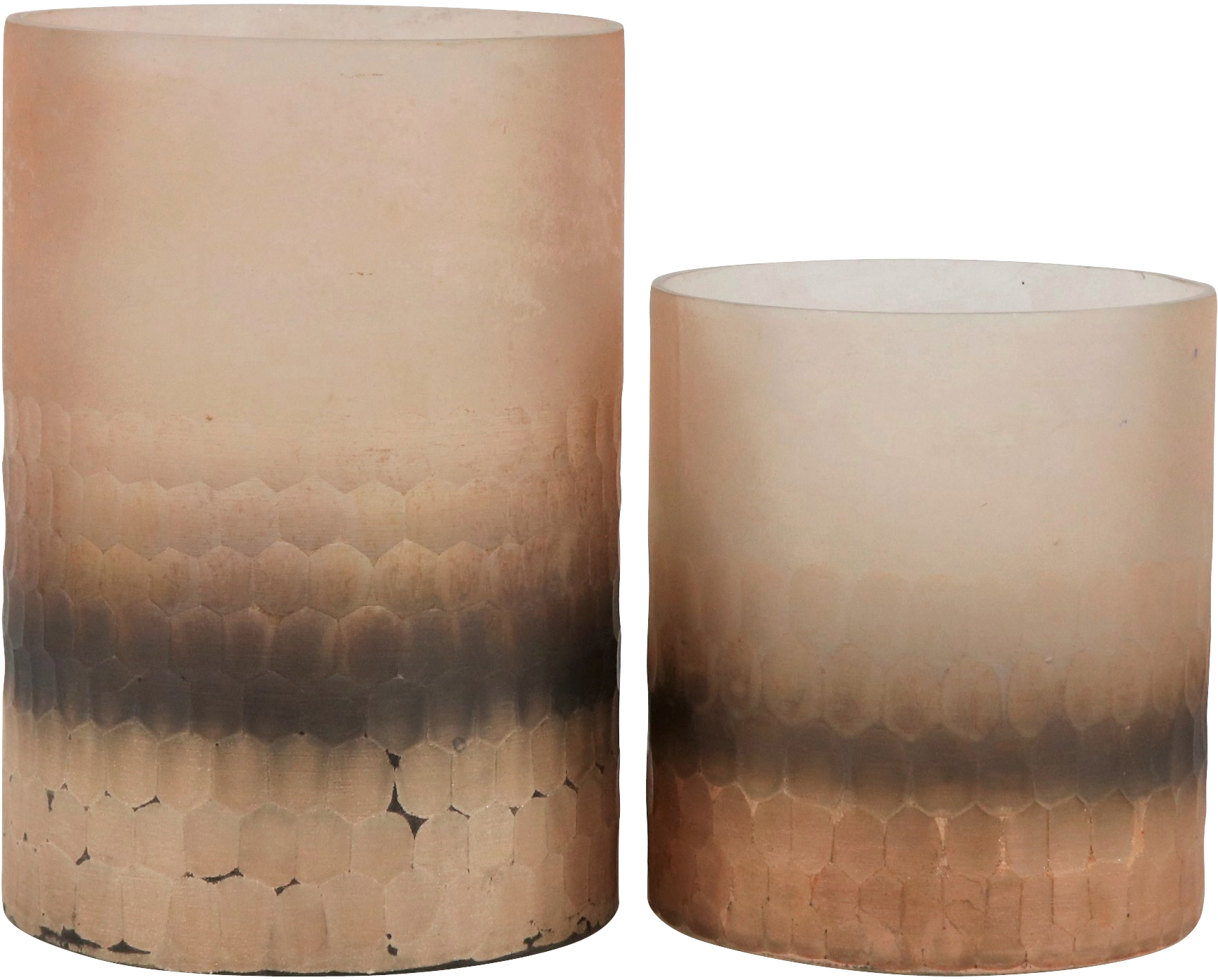 1895 WINDLIGHTS/VASES SAVANNAH  S/2