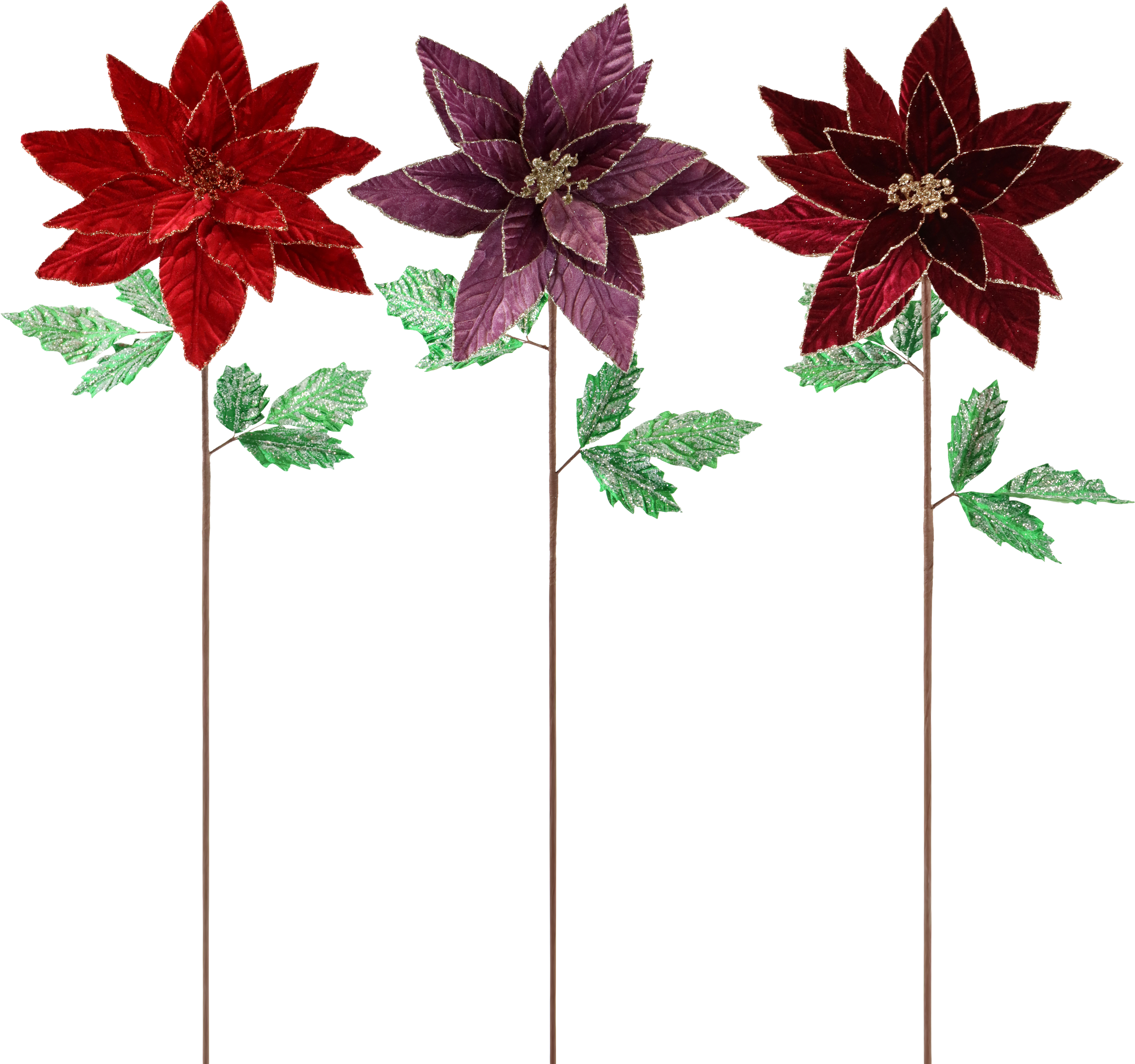 1898 FLOWERTRIO STELLA DI NATALE  S/3