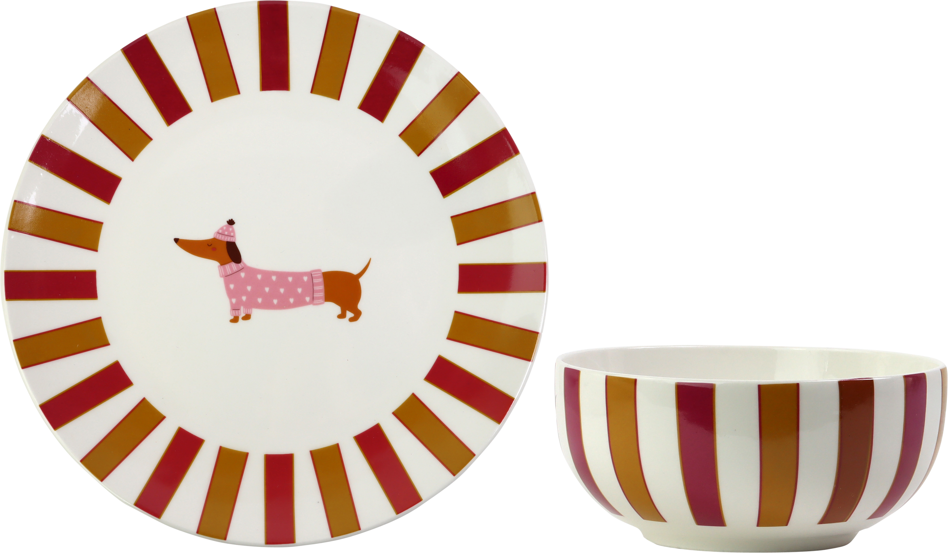 2149 GEDECK DACKEL-LIEBE  S/2