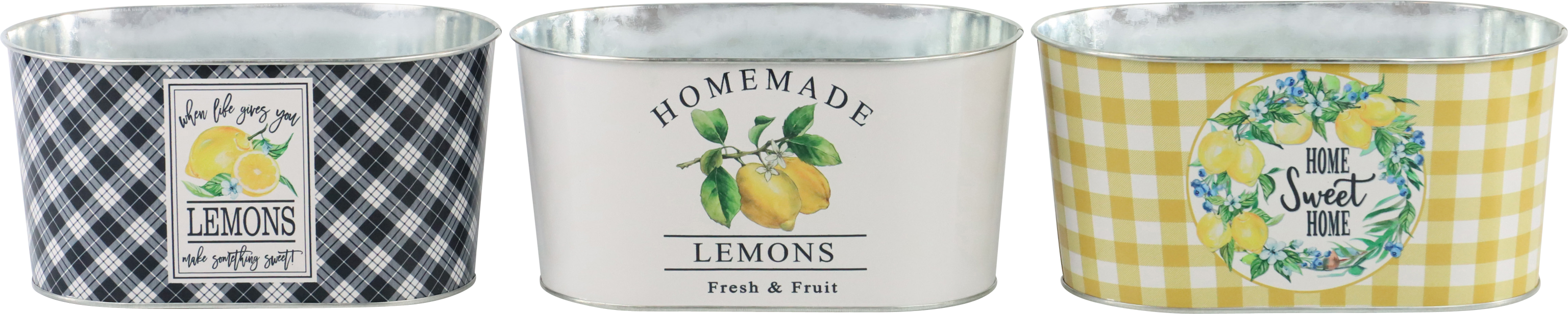 2162 JARDINERAS  SWEET LEMON  S/3