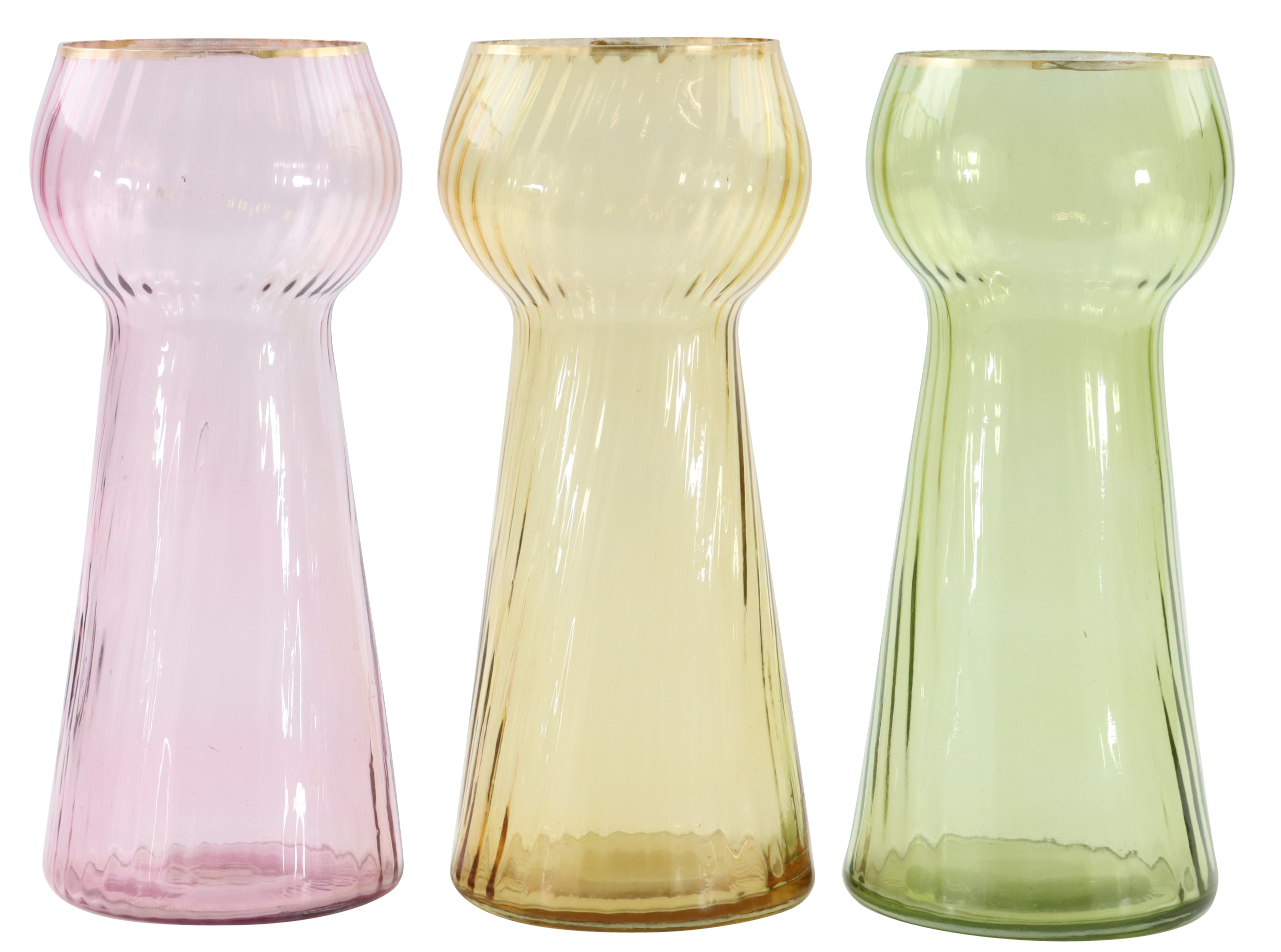 2955 VIDRIOS HYAZINTHA  S/3