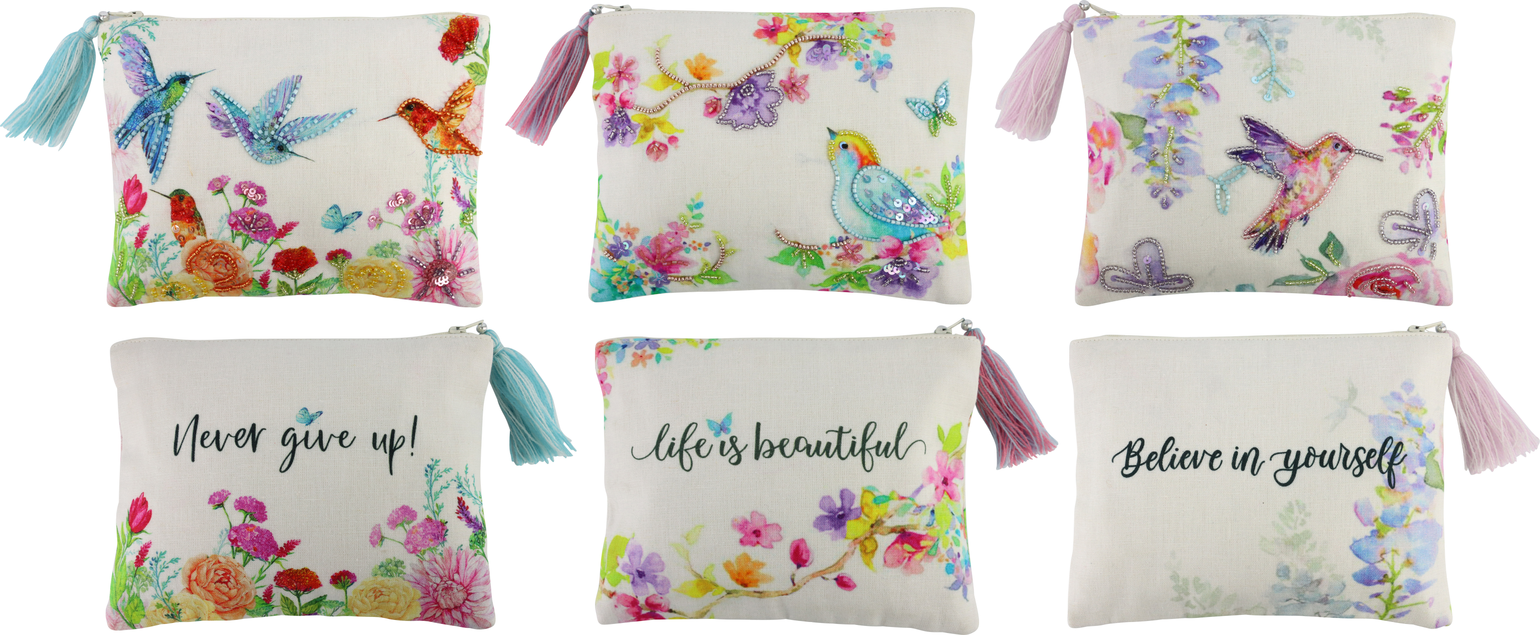 3085 POUCHES SPRINGTIME  S/3