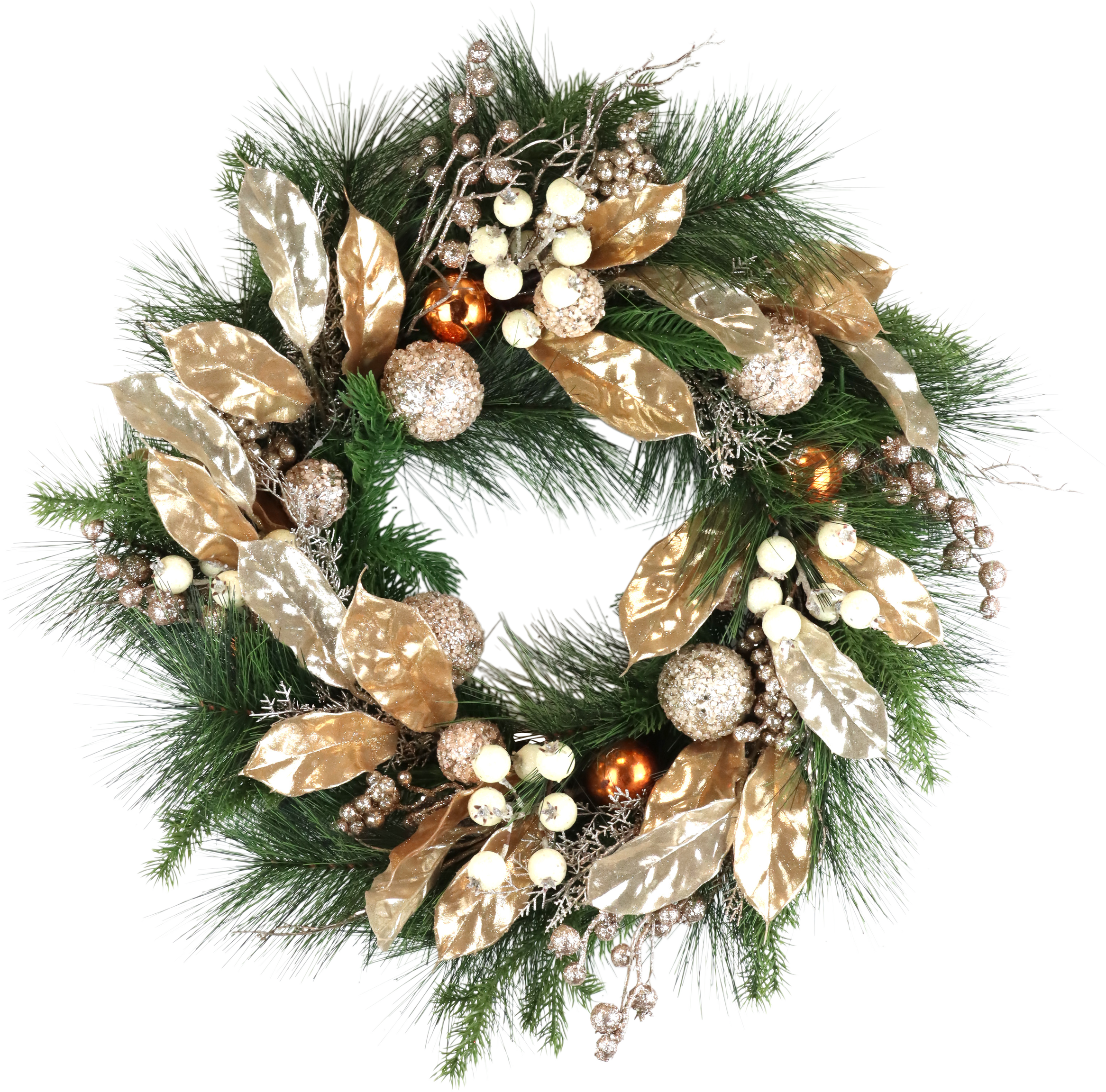 3440 WREATH GOLDEN HARMONY