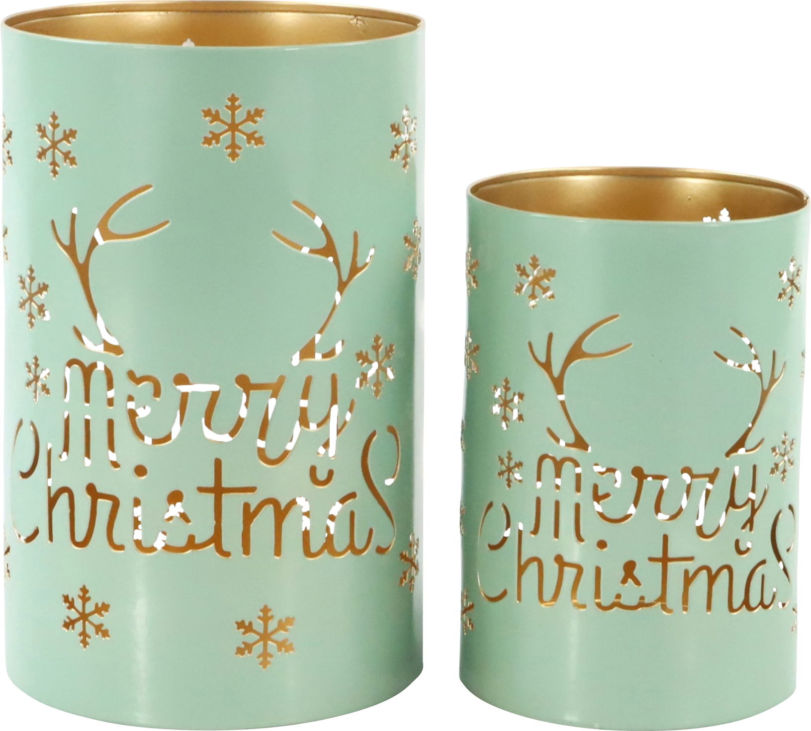 3621 LANTERNS NORDIC WHISPER  S/2