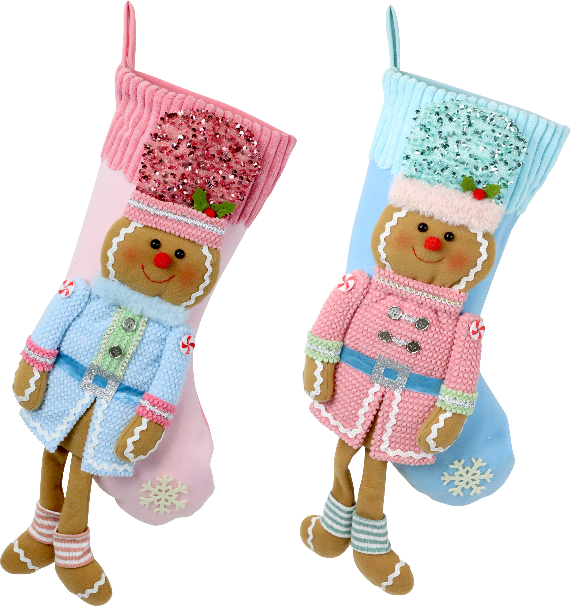 3703 STIEFEL CANDY XMAS  S/2