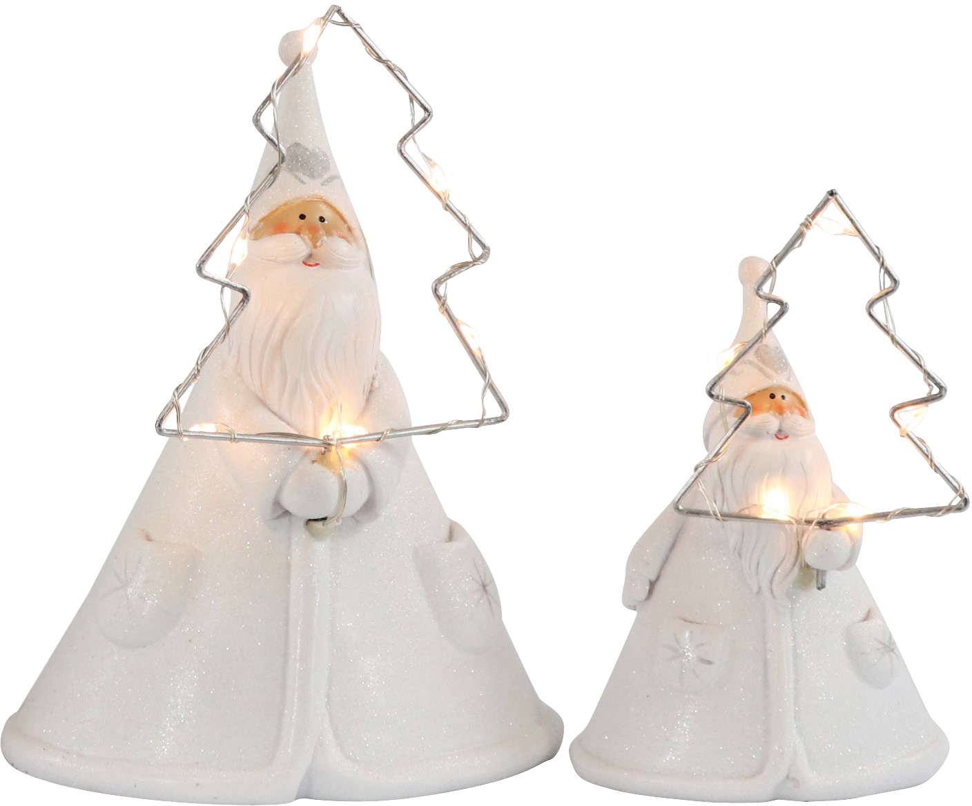 3760 LED-WEIHNACHTSMÄNNER S/2