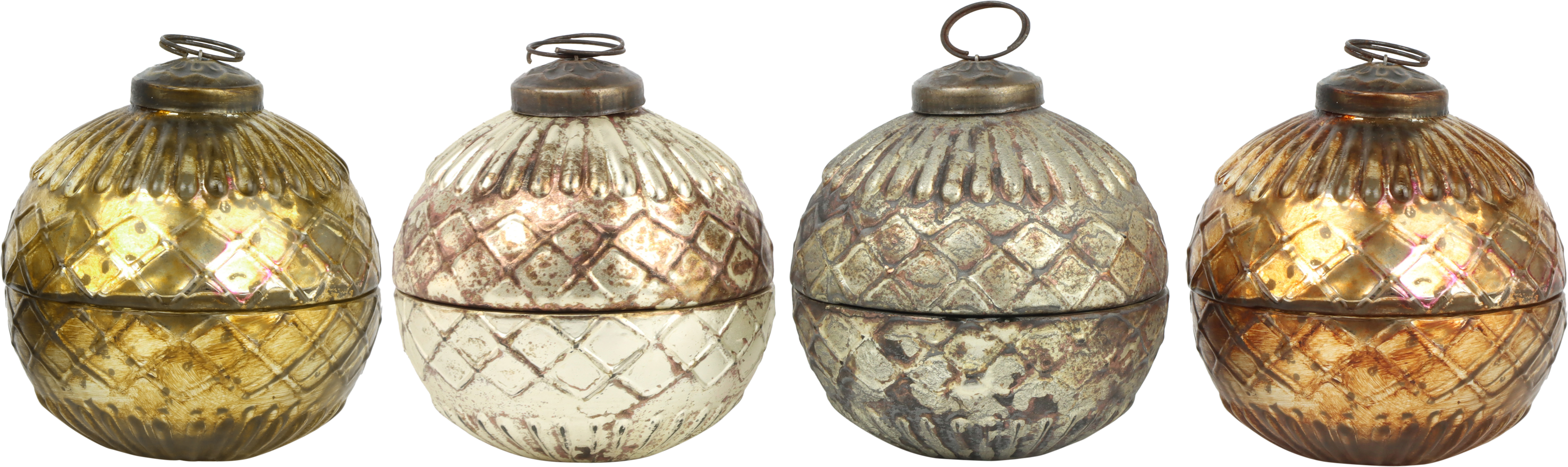 3766 GLASDOSEN  XMAS BALL  S/4