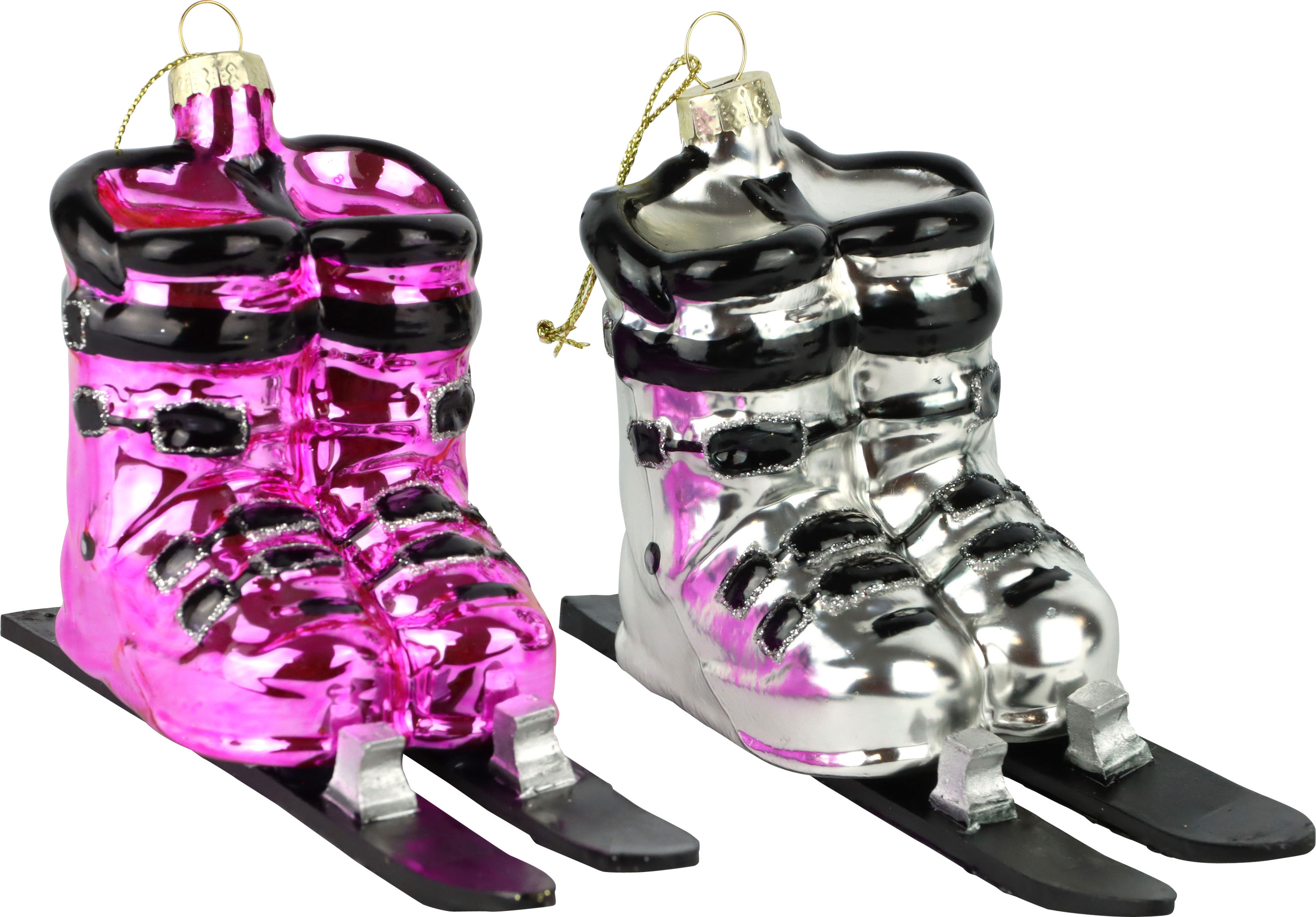 3843 GLASSCHMUCK SKI-BOOTS  S/2