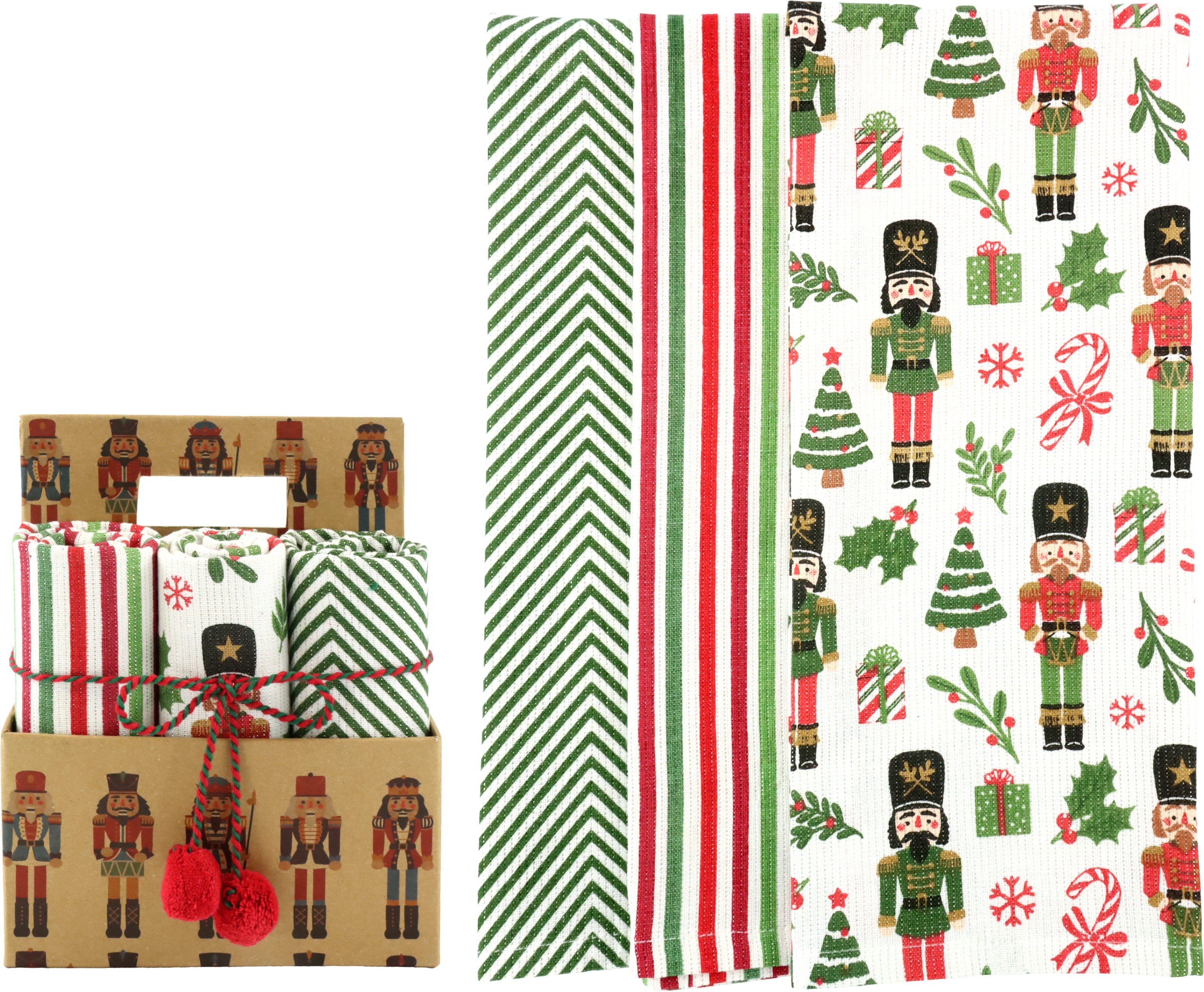 4062 GIFTBOX TWINKLE TOWELS  S/3