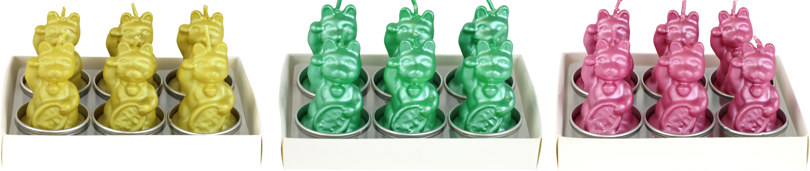 4400 TEELICHTER LUCKY CAT  S/18