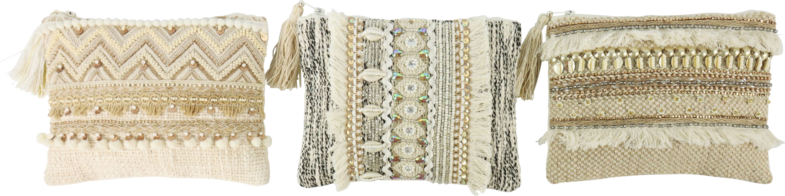 4428 POUCHES SASSY  S/3