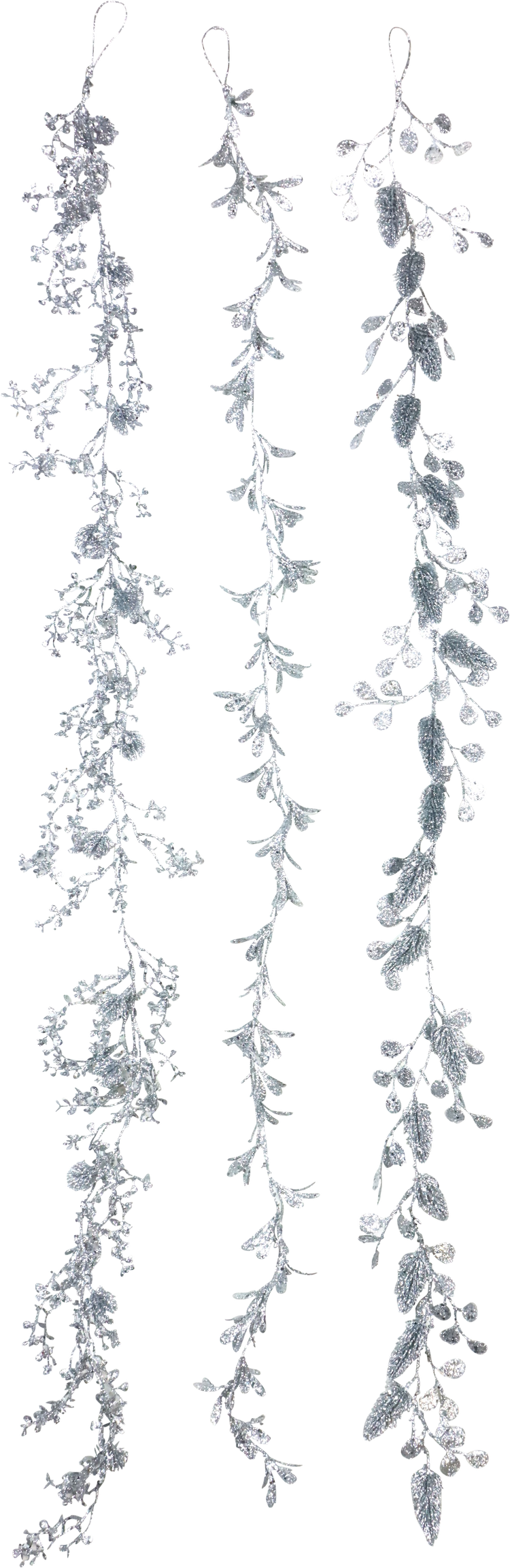 4456 GARLANDS SPARKLING ELEGANCE  S/3