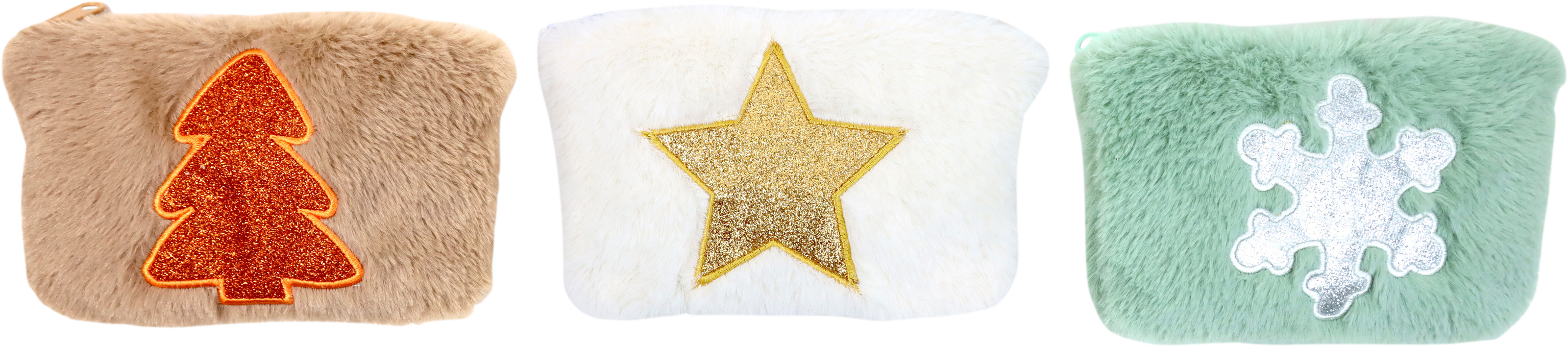 4472 FUR BAGS WINTER WHISPERS  S/3