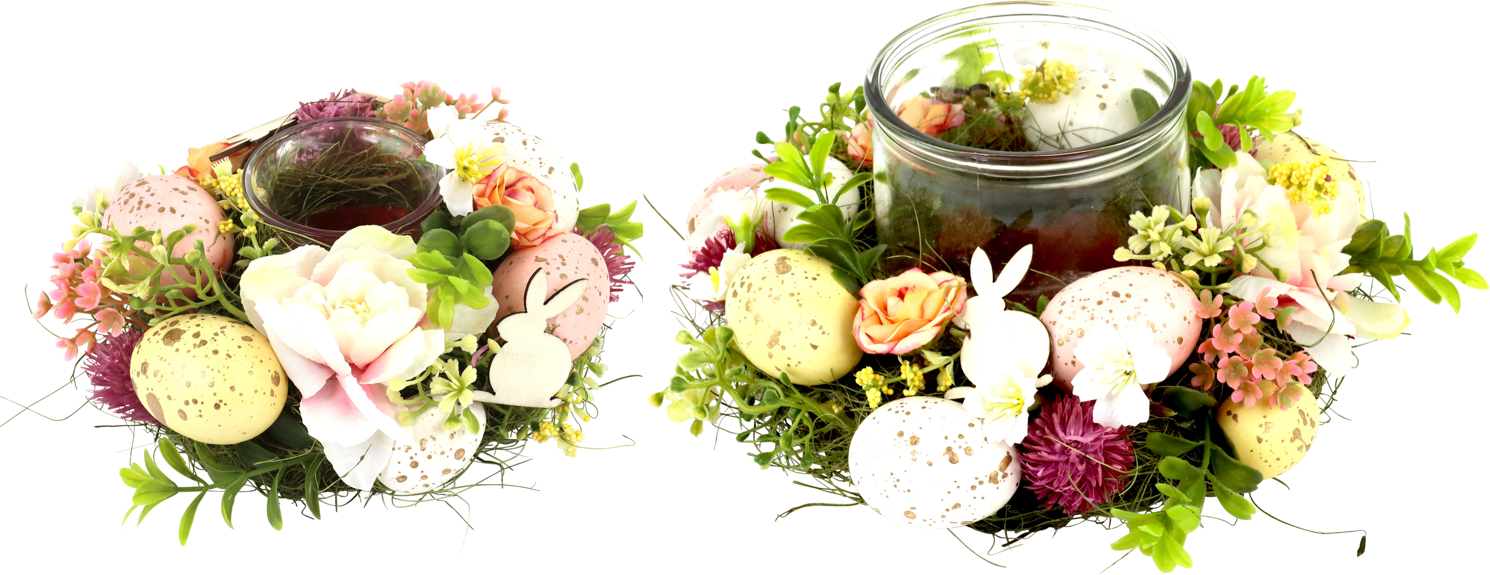 4608 CANDELABROS EASTER BLOSSOM   S/2