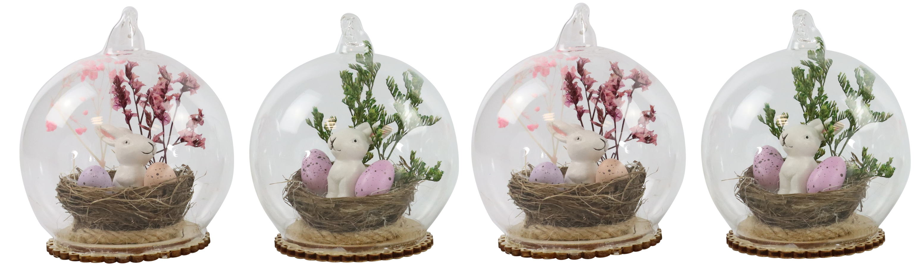 4763 BOLAS VIDRIO VIOLETA  S/4