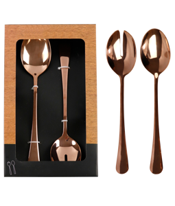 4772 SALAD CUTLERY COPPERY  S/2