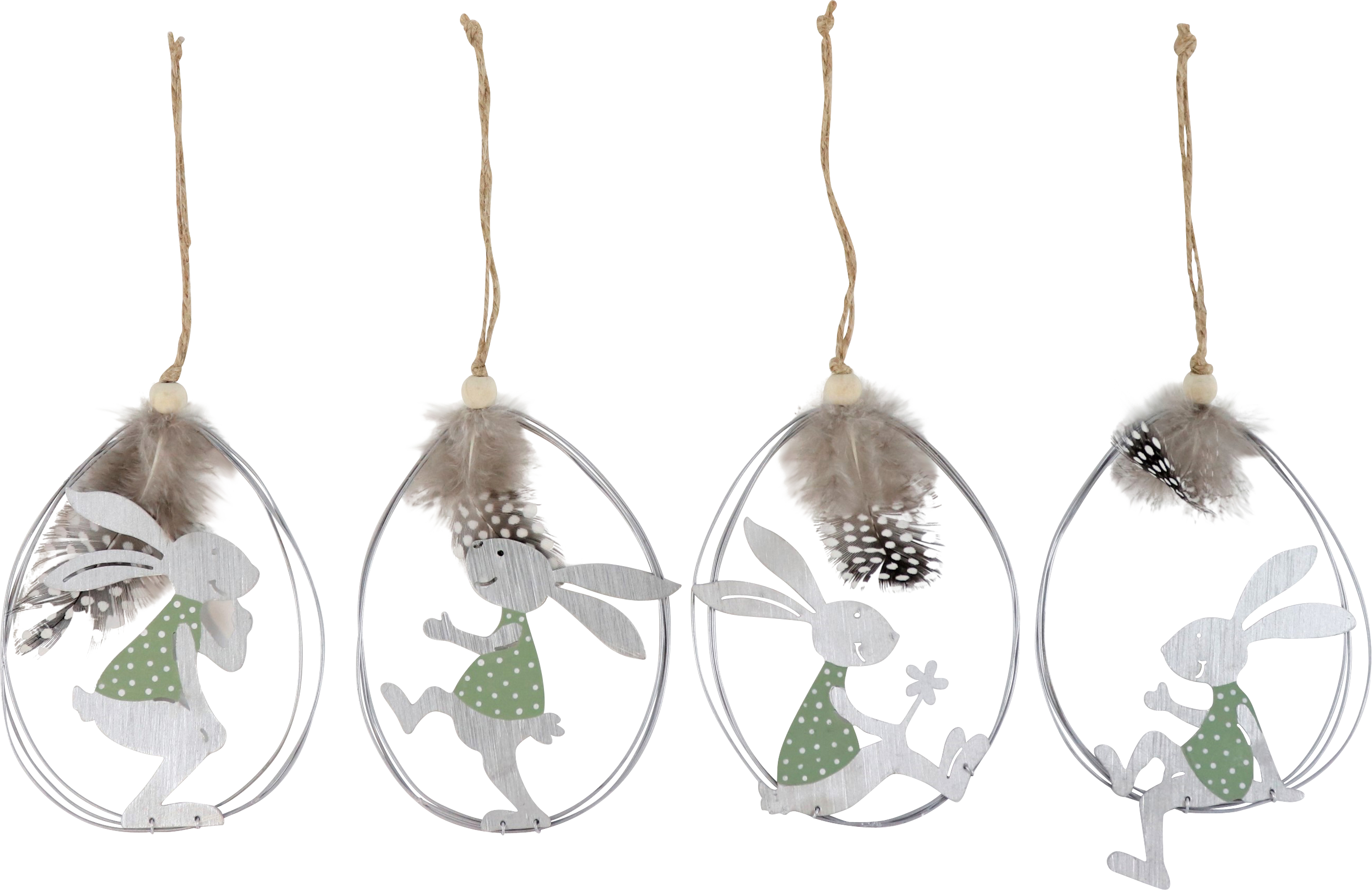 4827 COLGANTES  FUNNY RABBIT  S/4