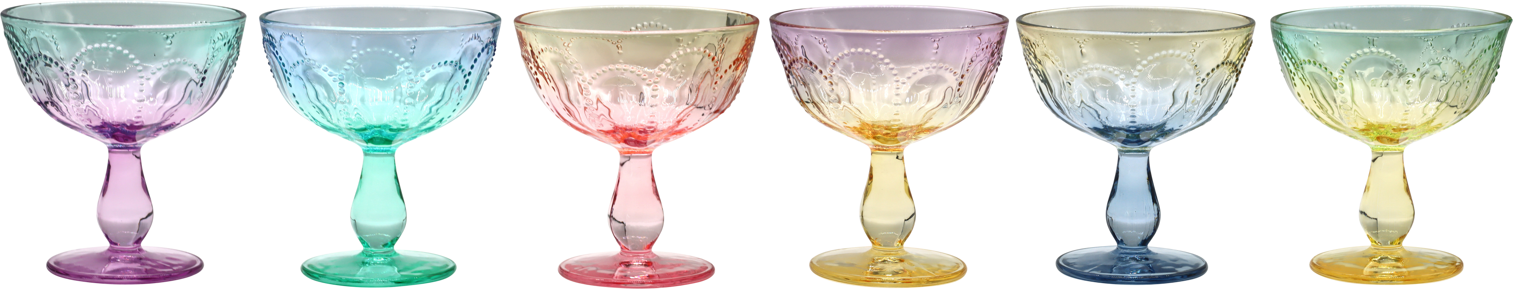 4885 POKALGLÄSER VIVA COLOR  S/6