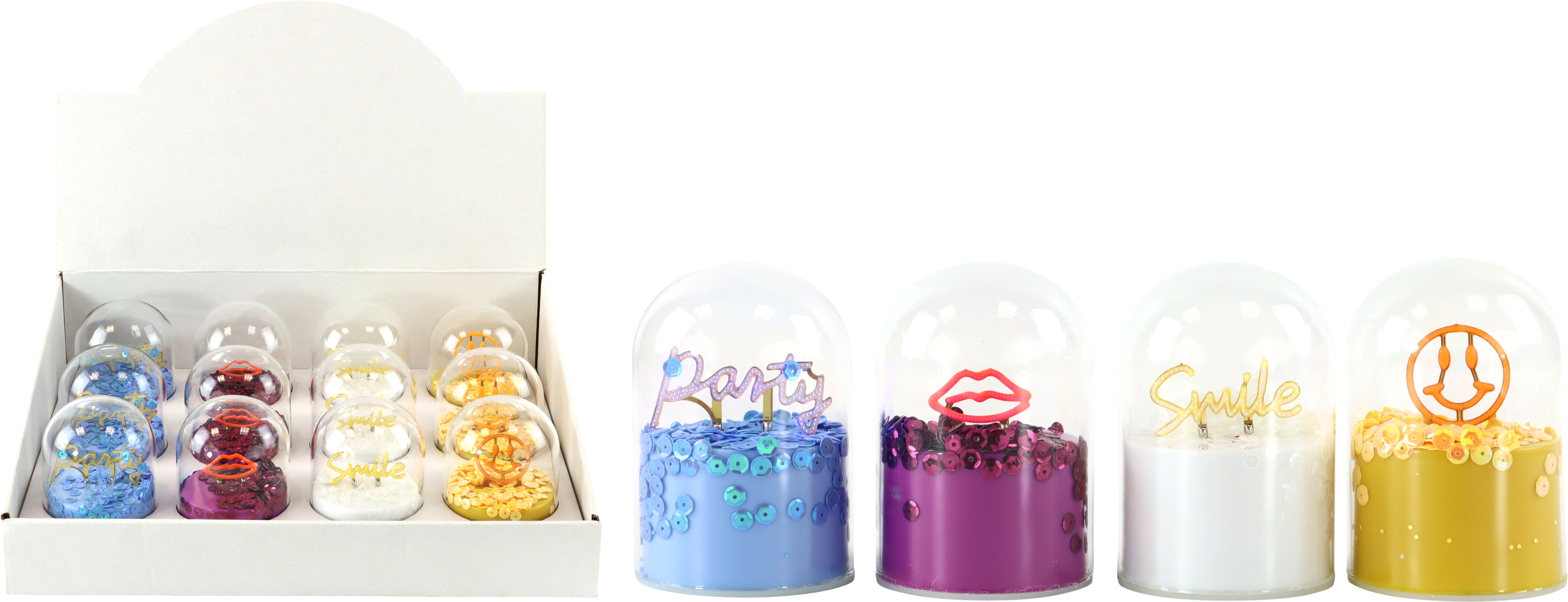 5213 CAJA EXP. LED LOVE LIGHTS  S/12