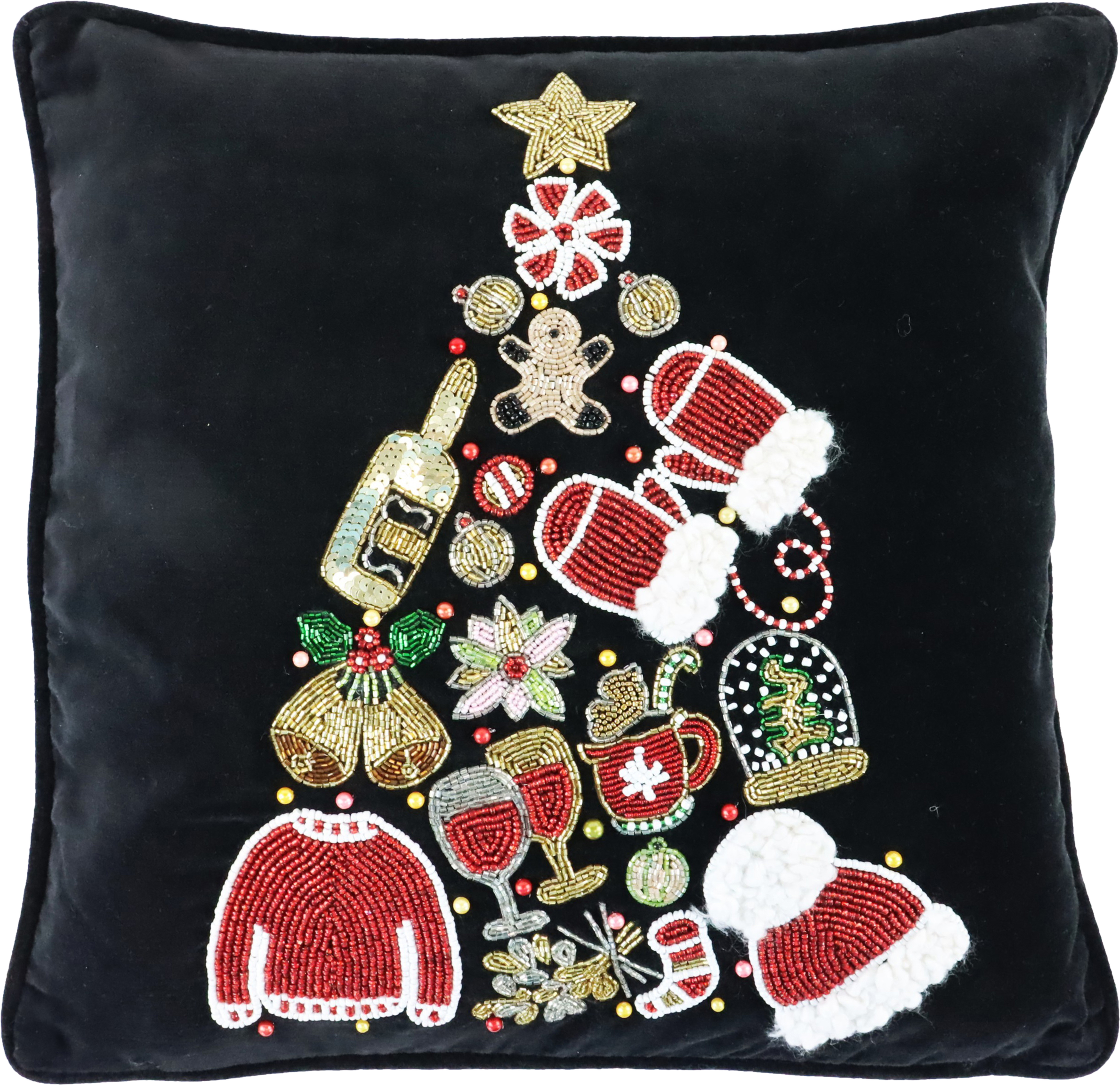 5344 CUSHIONCOVER MERRY TREE 45X45