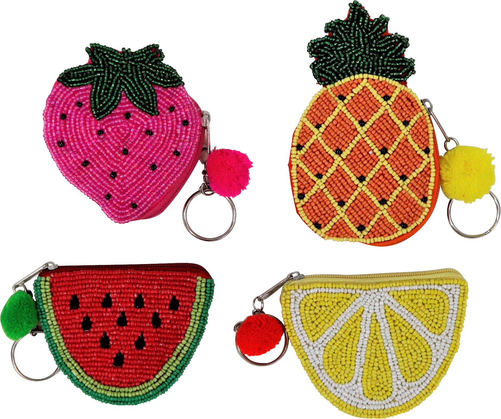 5459 BEADBAGS FANCY FRUITS  S/4