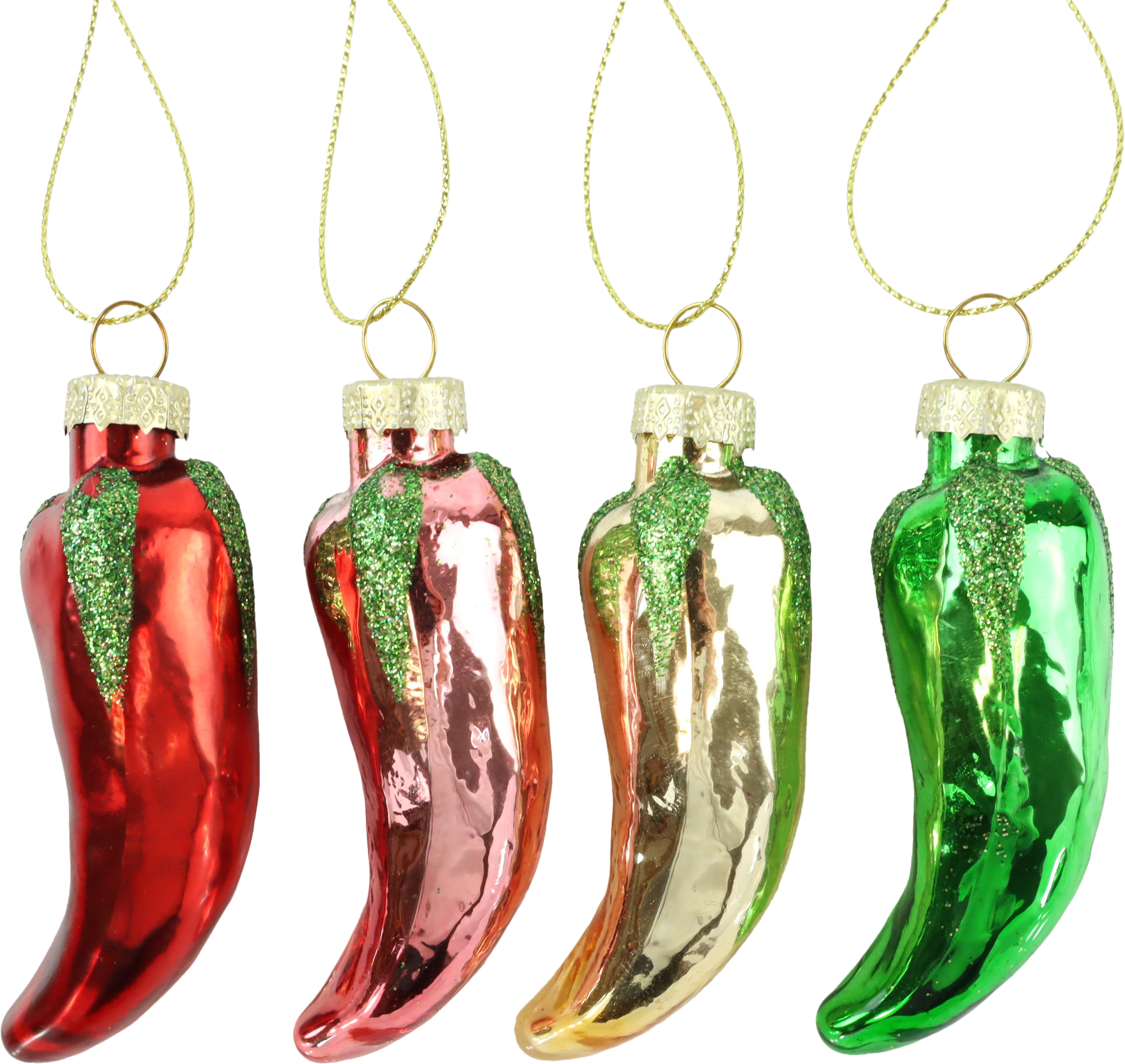 5508 BIJOUX EN VERRE CHILI  4P