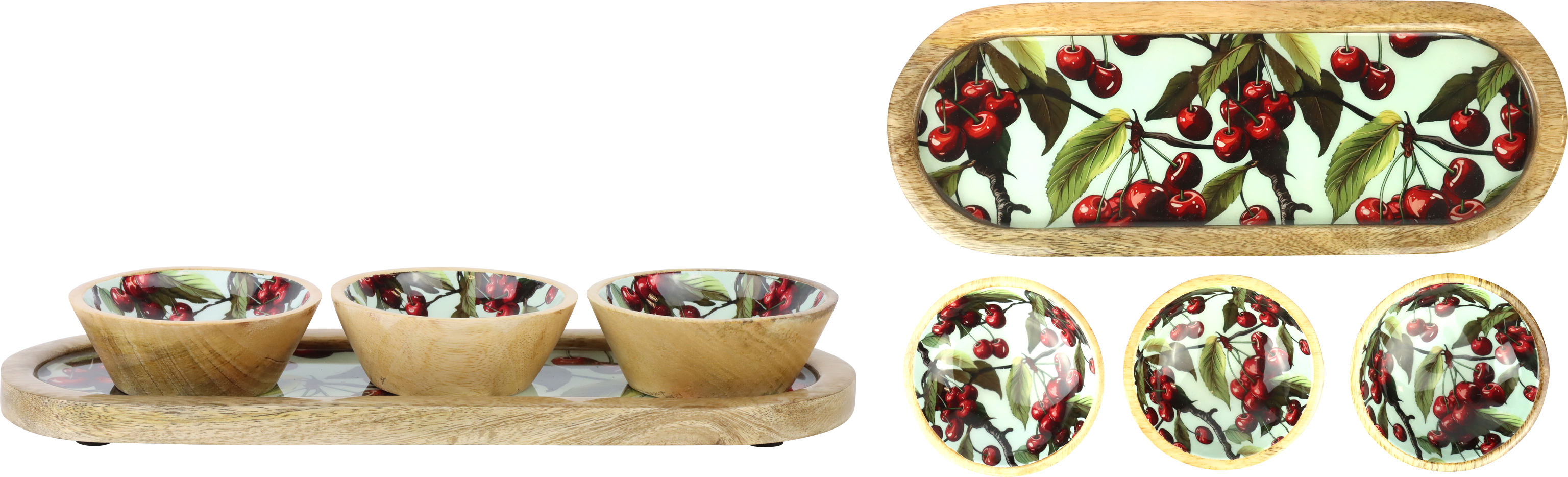 5537 SCHALENENSEMBLE CHERRY CHARM  S/4