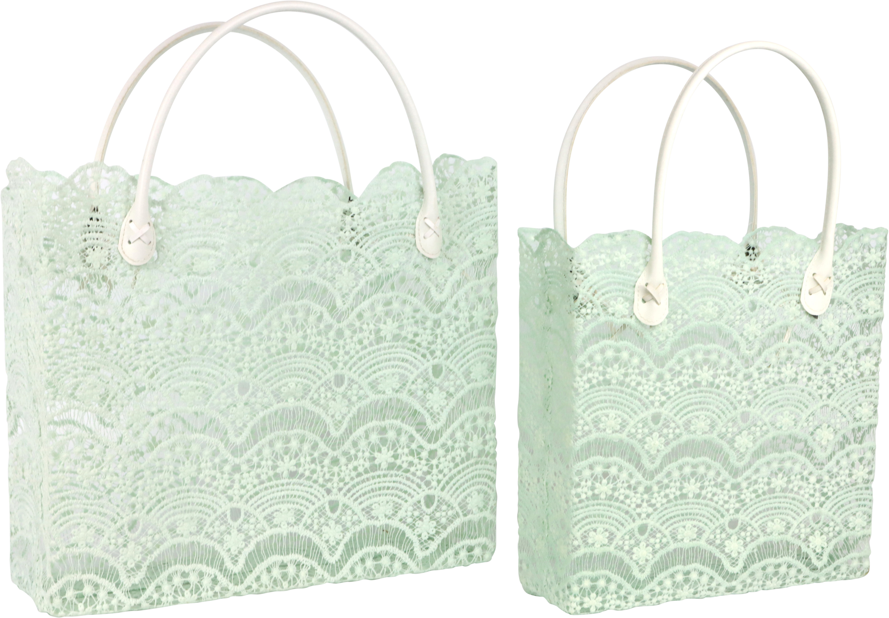 5618 BAGS LACE  S/2
