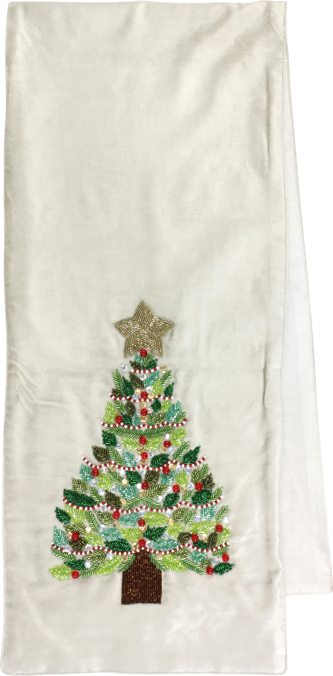 5658 TABLERUNNER XMAS TREE 40X140