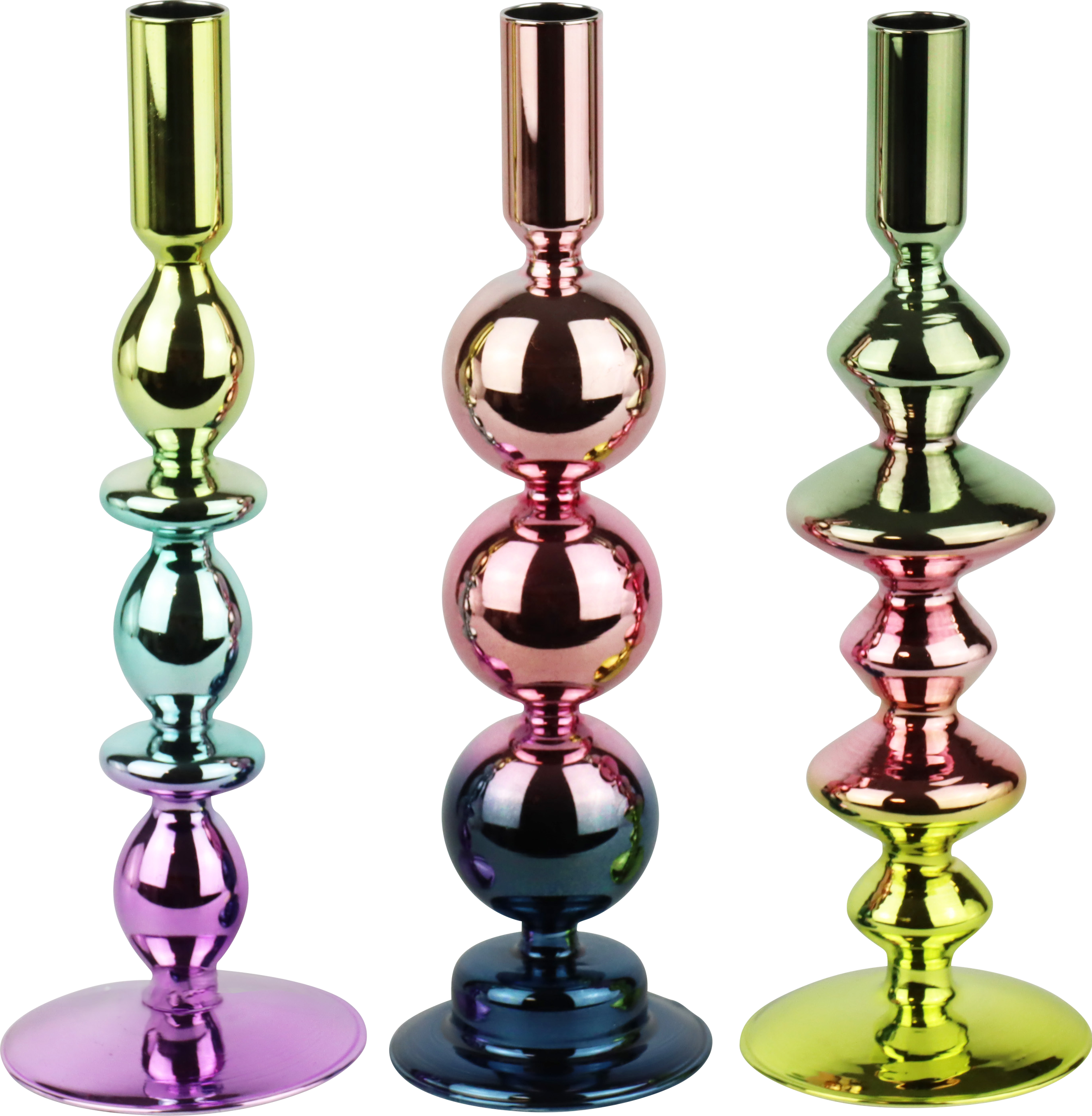 5704 LUMINARIA PARA VELAS RADIANCE  S/3