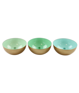 5814 CANDLE BOWLS DELUXE  S/3
