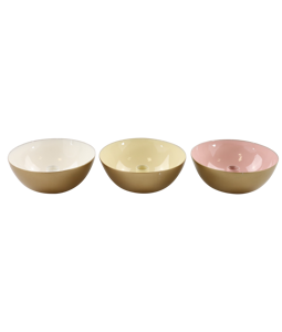 5816 CANDLE BOWLS DELUXE  S/3