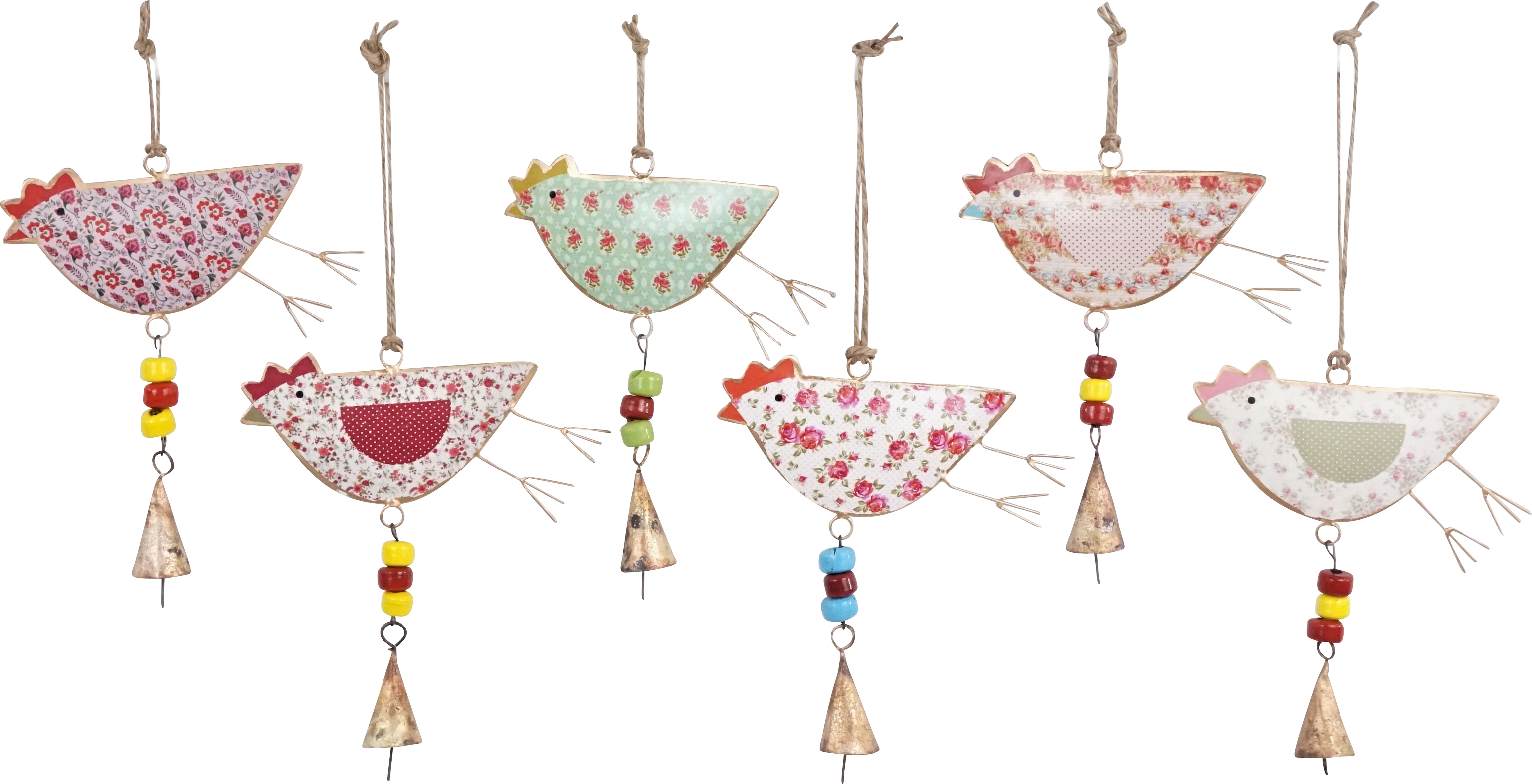 5885 COLGANTES  GALLINAS  S/6