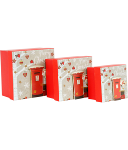 6024 GIFT BOXES LETTERBOX  S/3