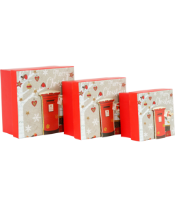6024 GIFT BOXES LETTERBOX  S/3