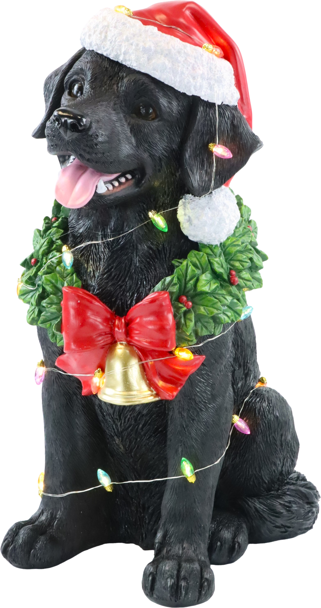 6056 CHIENLUMINEUXÀLED SANTA DOG