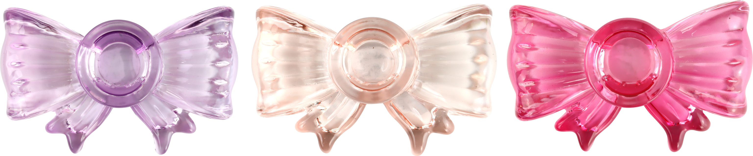 6202 KERZENLEUCHTER GLOW BOW  S/3