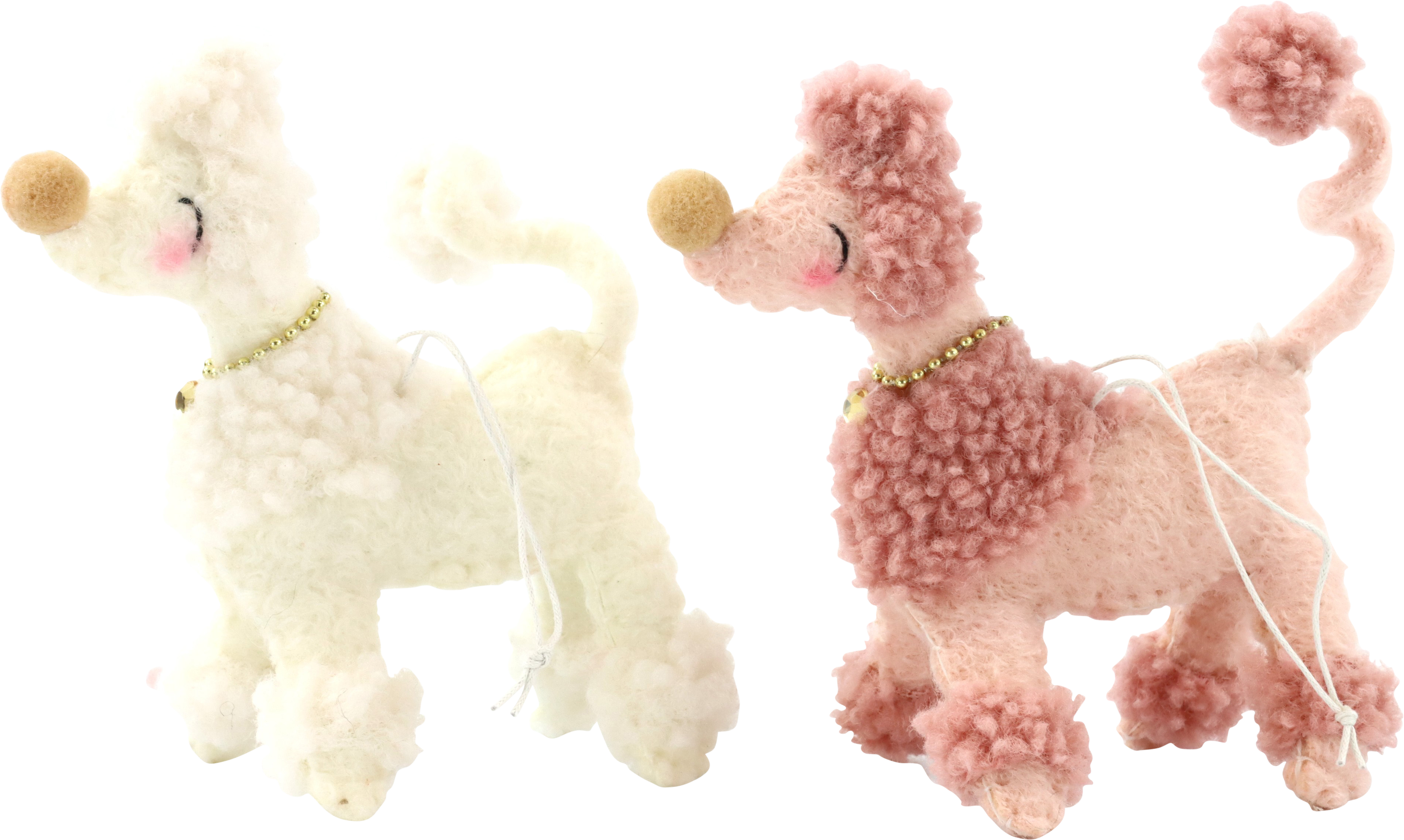 6284 POODLE-DUO FUTT&FLUFF  S/2
