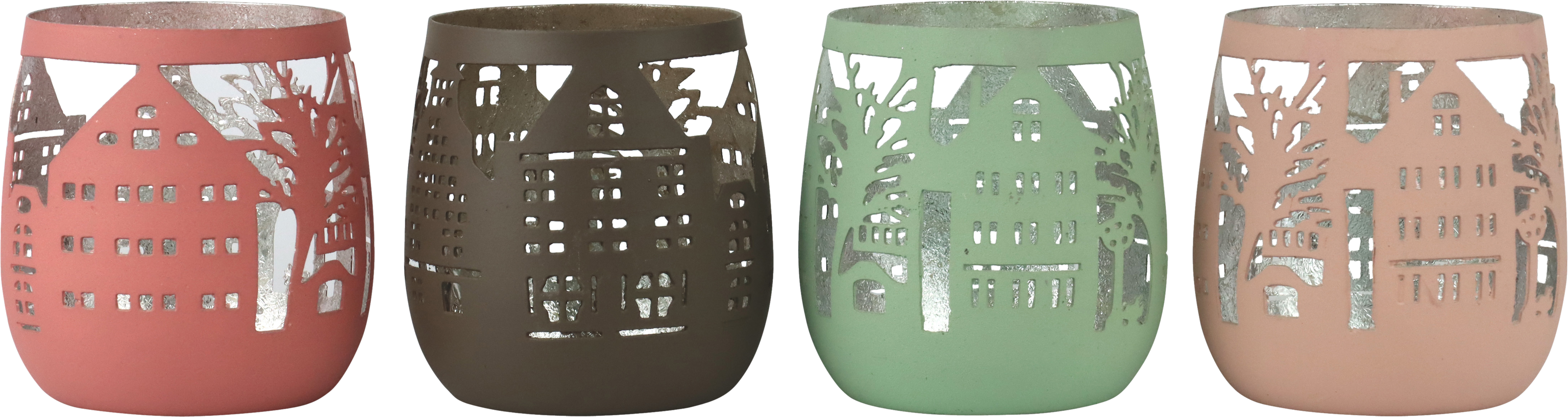 6408 TISCHLICHTER CITY GLOW  S/4