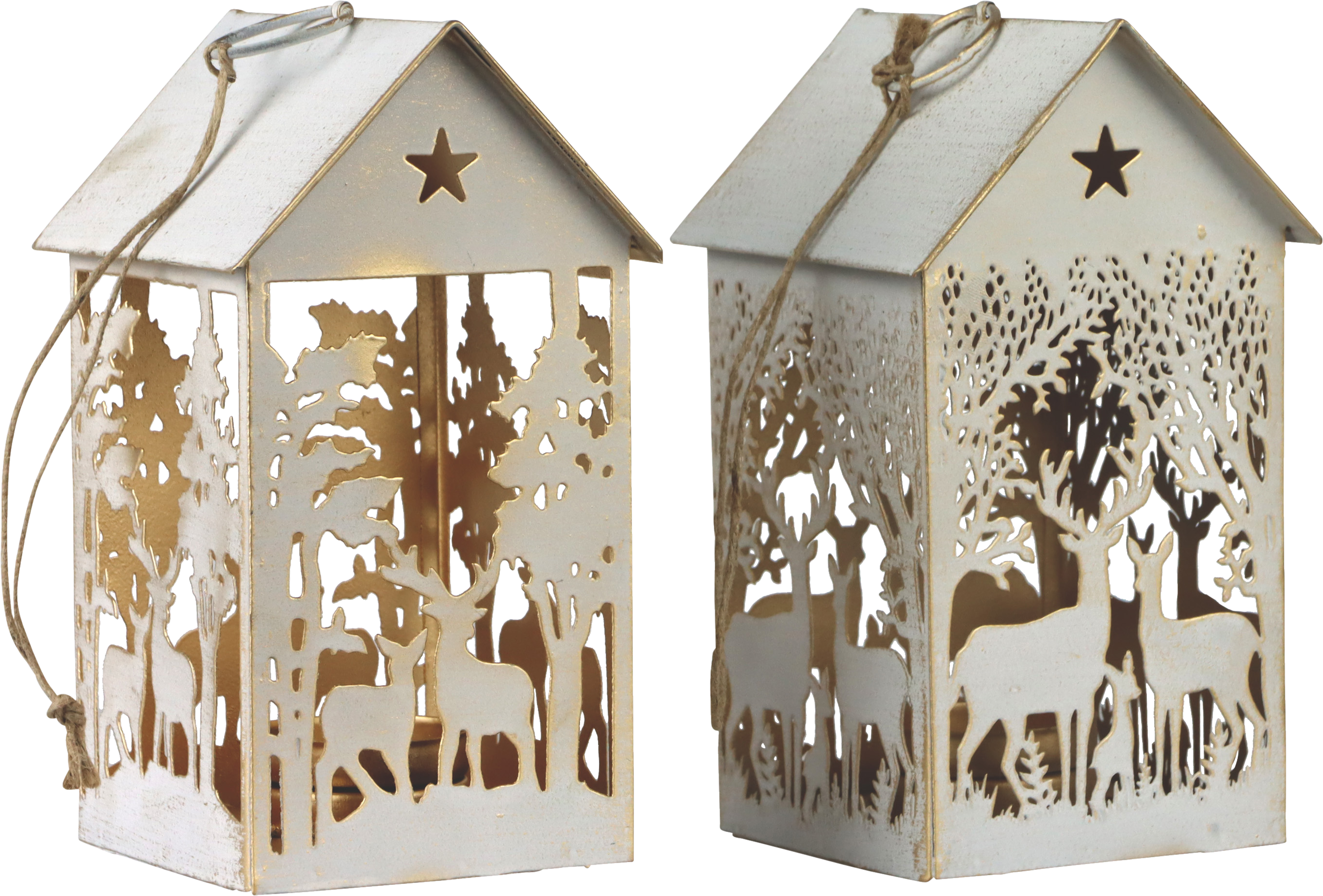 6415 LANTERNS VILLAGE LIGHTS  S/2