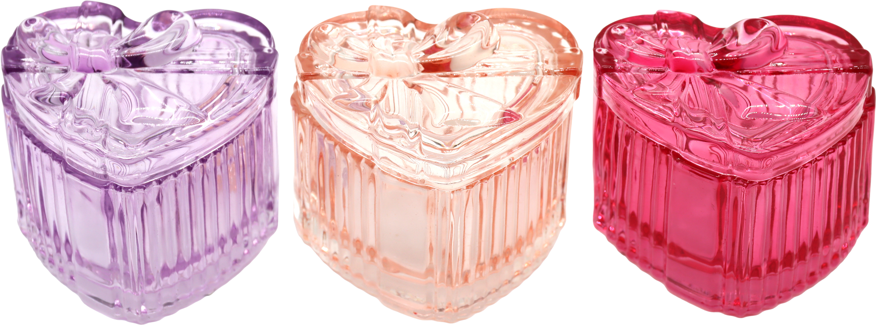 6423 HERZDOSEN GLOW BOW  S/3