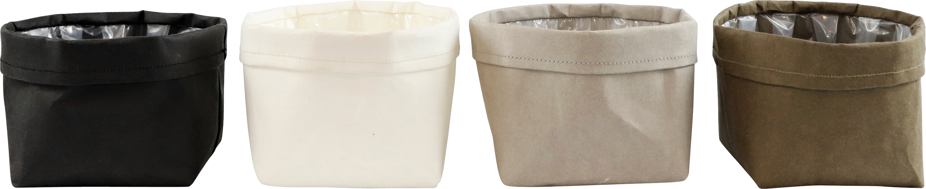 6424 MACETAS  LEAFY  S/4